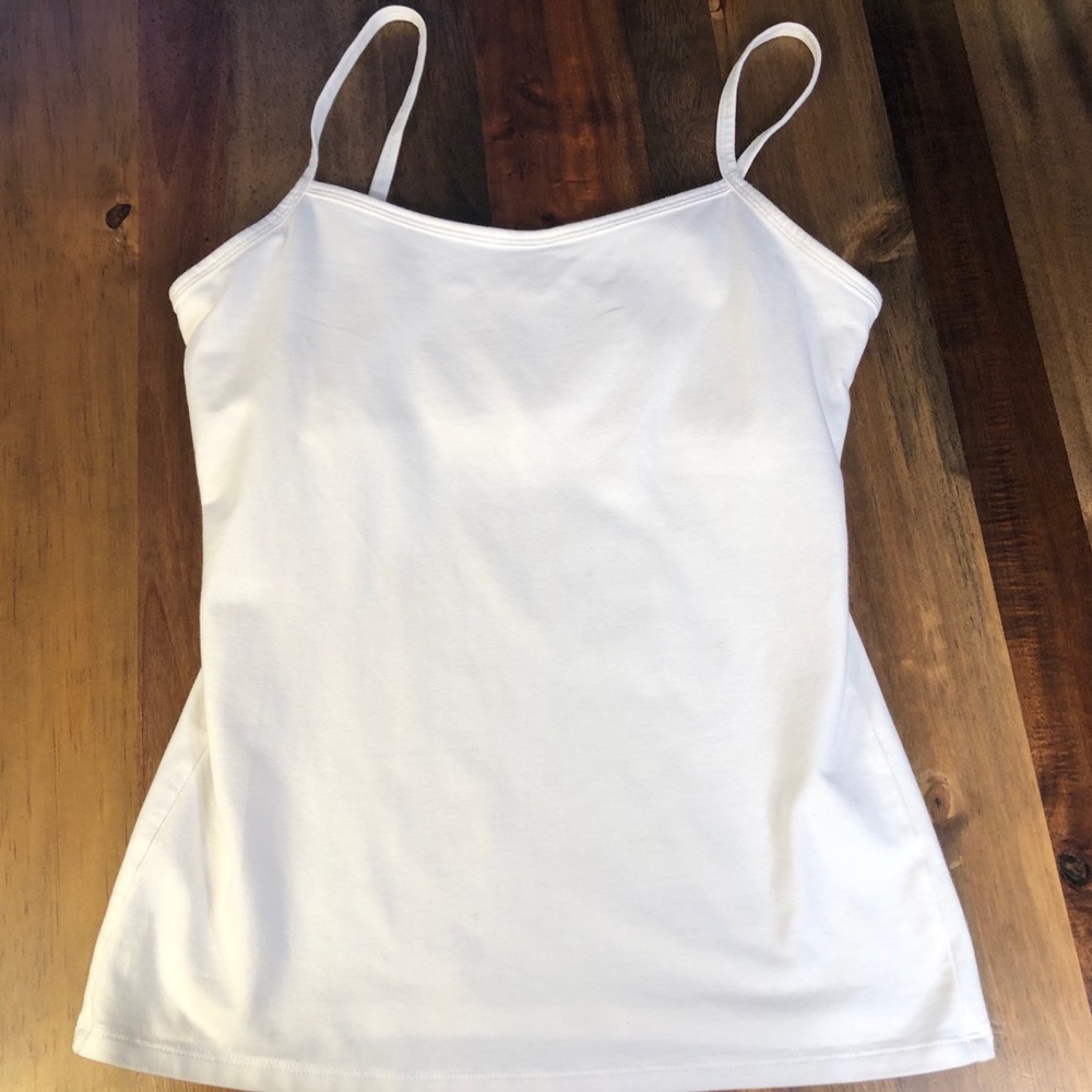 Victoria’s Secret White Camisole with Built-In Bra
